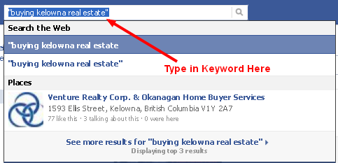 kelowna-real-estate-keyword-facebook-search